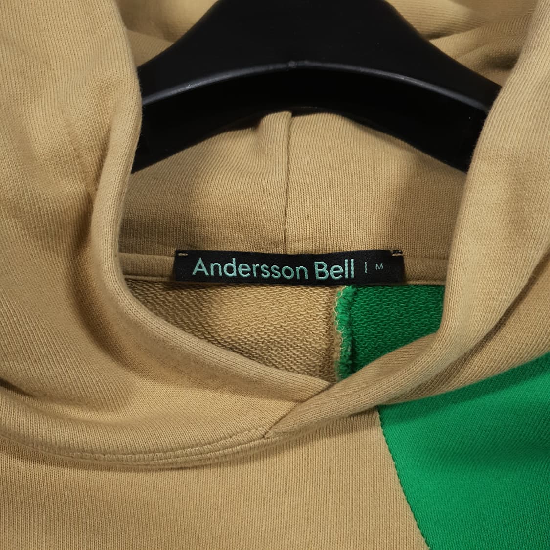 실측 XL (105) 앤더슨벨 콘트라스트 커브드 후디 오버핏 후드티 희귀 상품이미지7