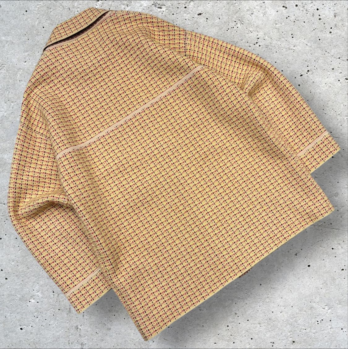 [3] 23FW 산드로 트위드 자켓 옐로우 레드 C962 상품이미지2