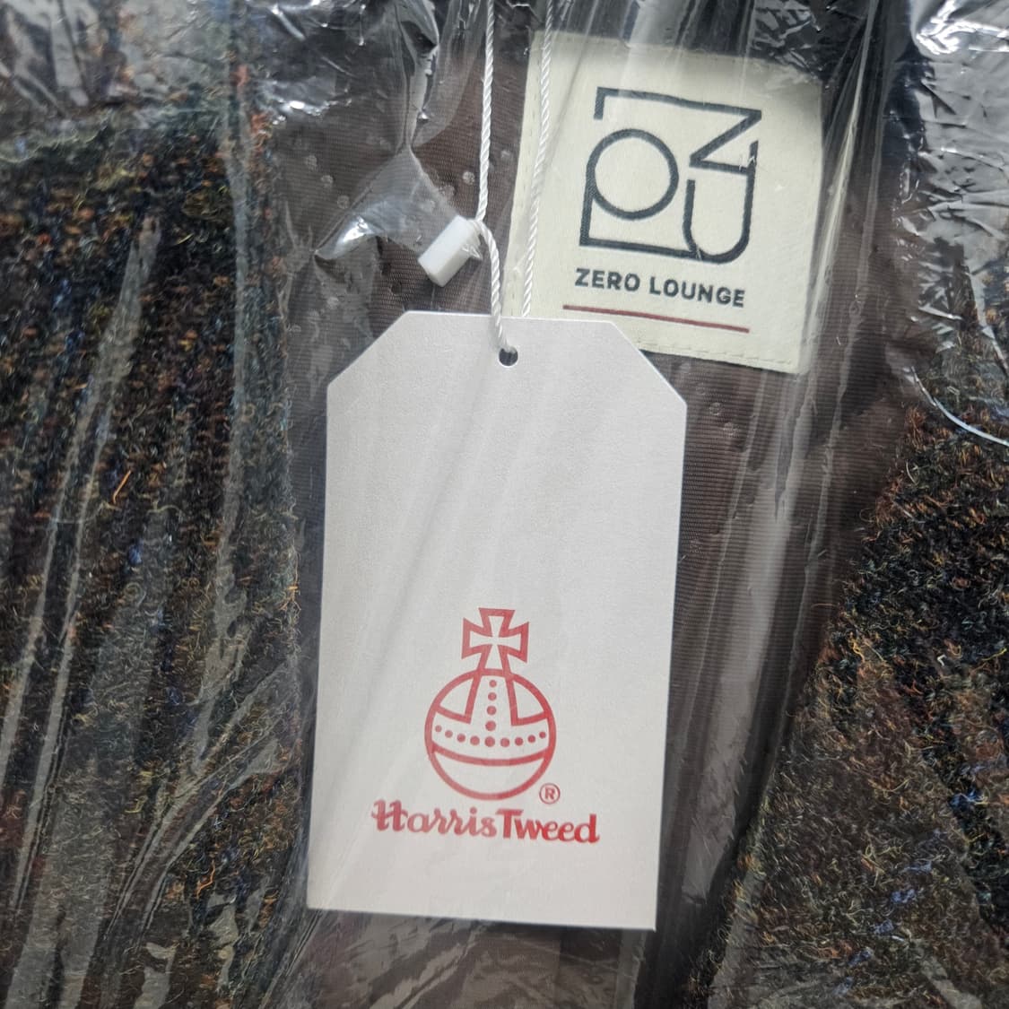 제로라운지 해리스트위드 자켓 다크브라운 상품이미지4
