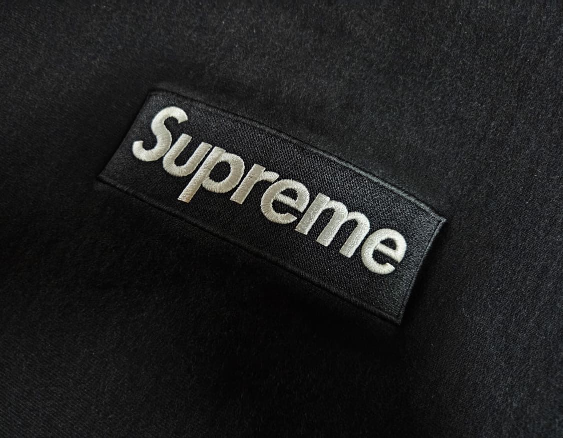 슈프림 15FW 박스로고 블랙 크루넥 맨투맨 상품이미지4