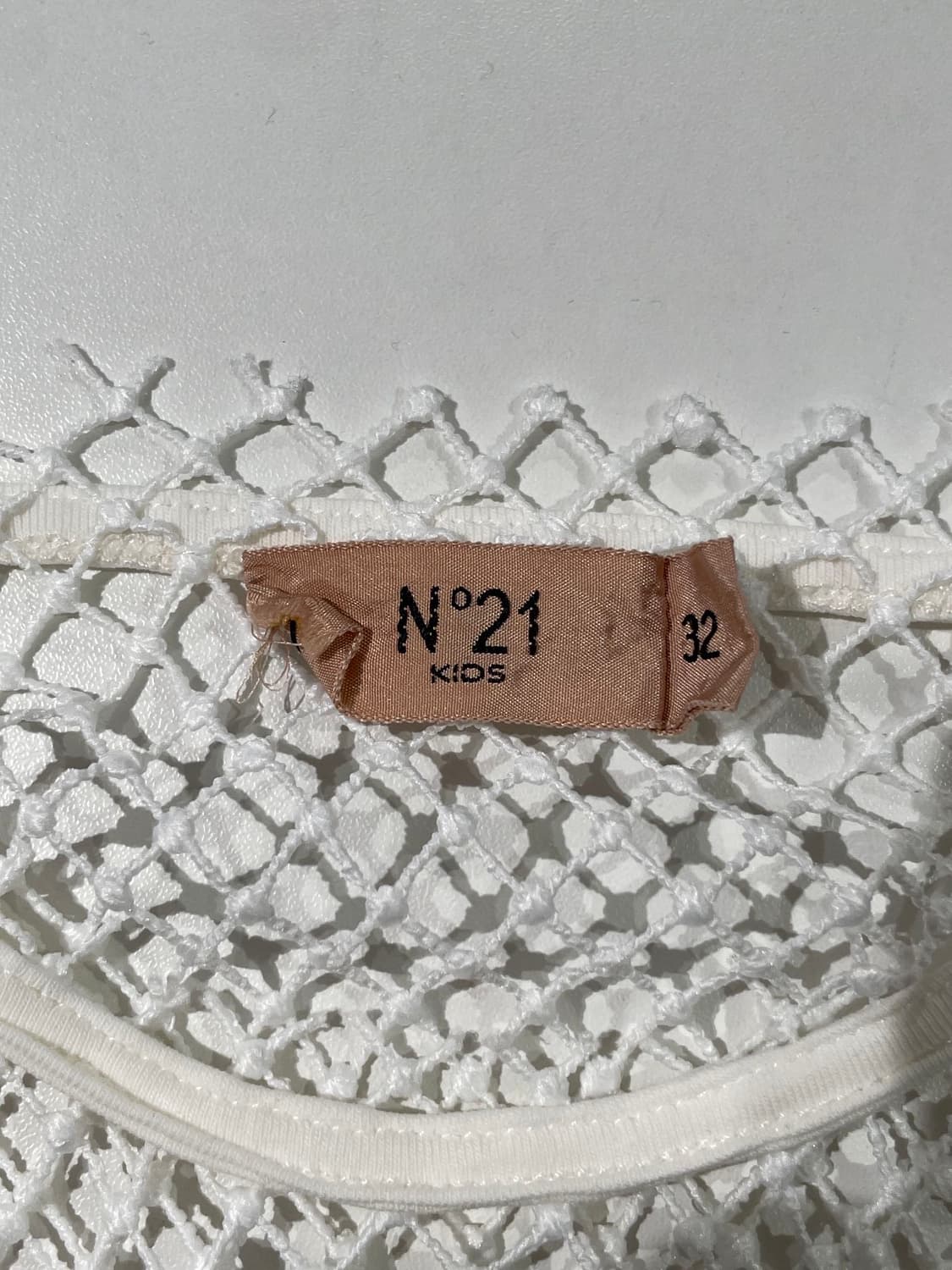 n21 화이트 메쉬 하프티 상품이미지7