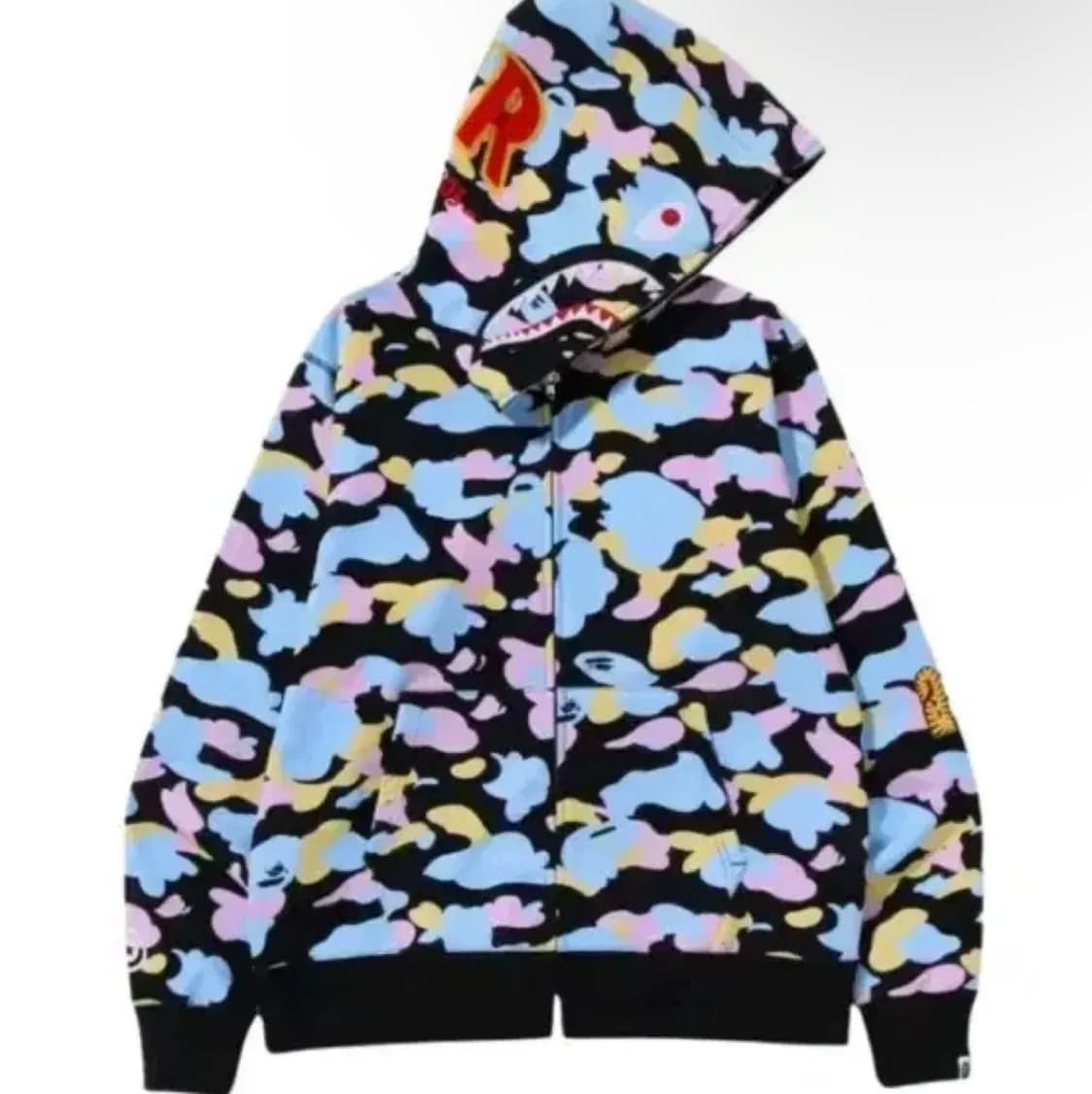 베이프 뉴멀티 카모 캔디 후드집업 갸루 베이프 상품이미지1