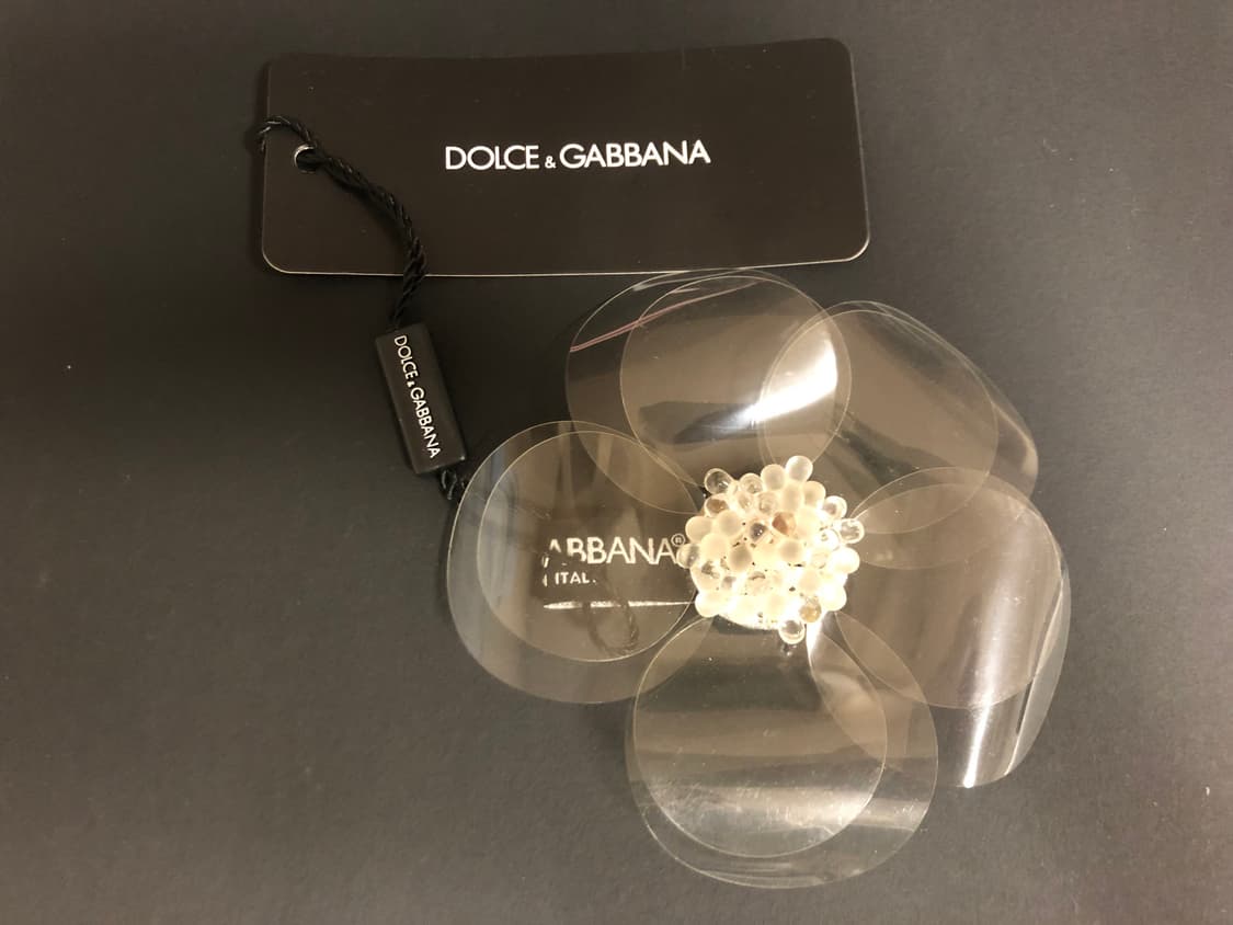 돌체앤가바나 비즈장식 플라워 브로치 코사지 상품이미지1