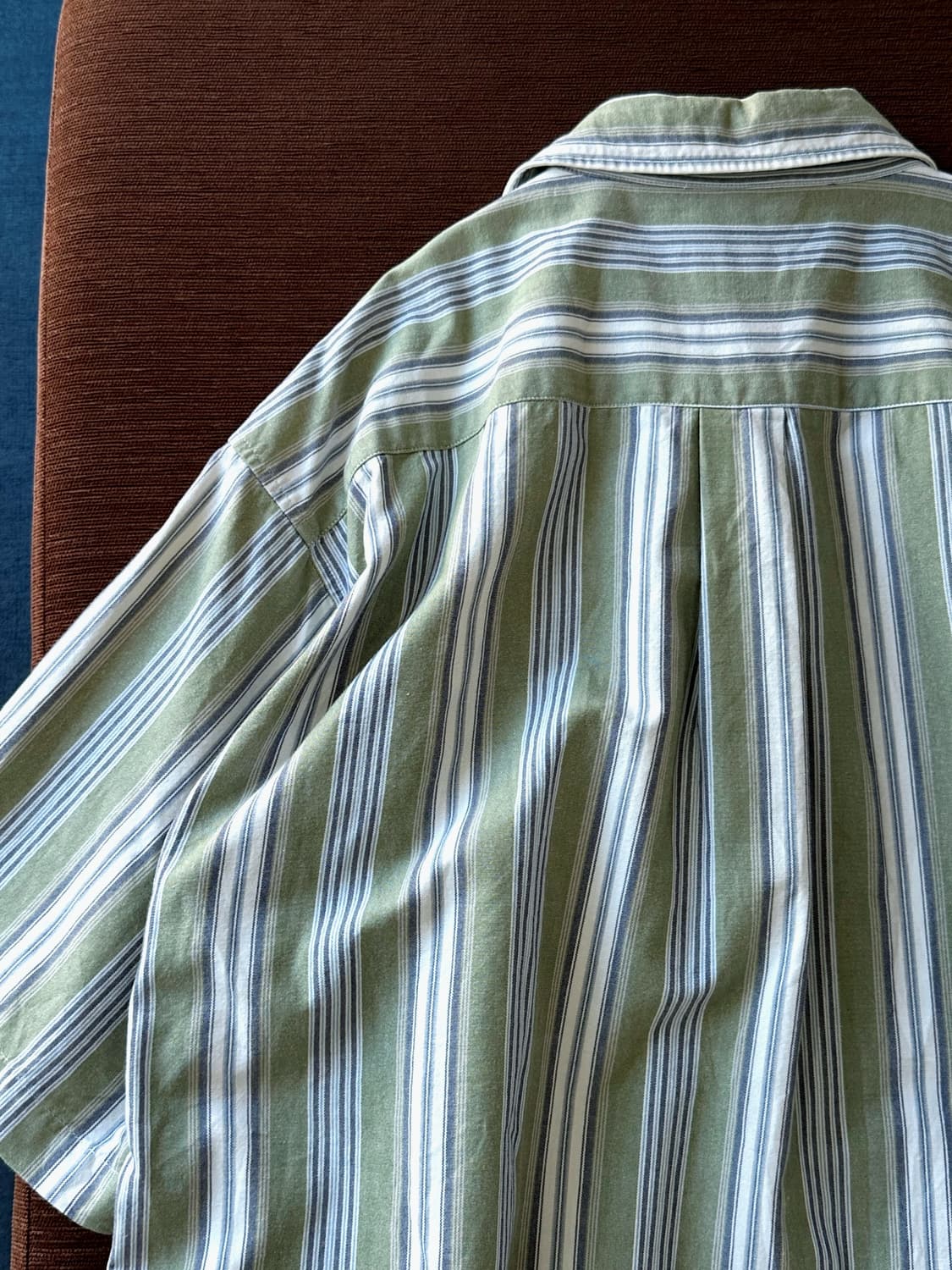 Natural cotton stripe design H/S shirt 상품이미지6