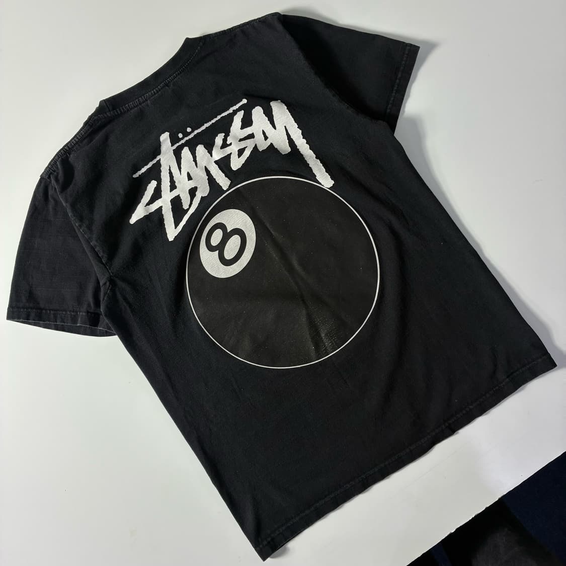 Stussy  스투시 8볼 코튼 블랙 반팔 티셔츠  상품이미지1