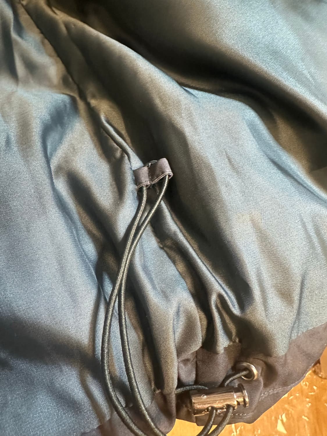 베이프 로고 빈티지 워싱 패딩 먹색 상품이미지3