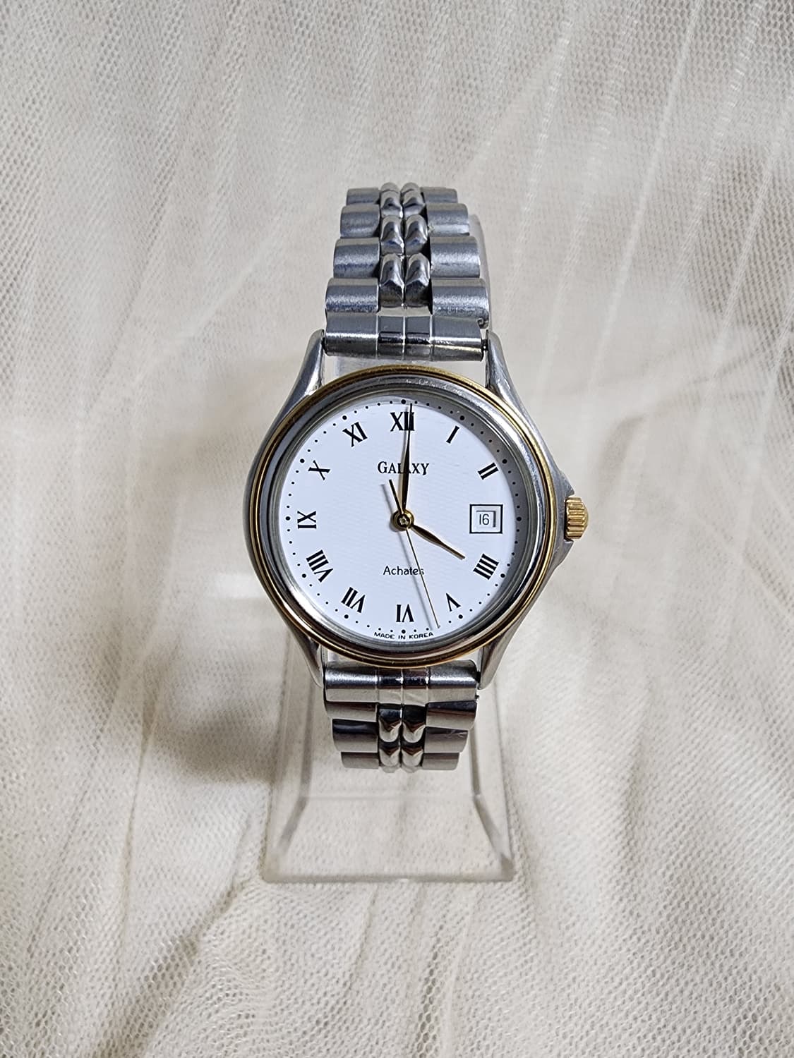 빈티지 갤럭시 Achates 쿼츠 여성콤비 시계 상품이미지1