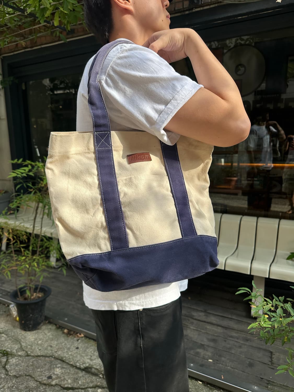 Nikon logo cotton tote bag 상품이미지1