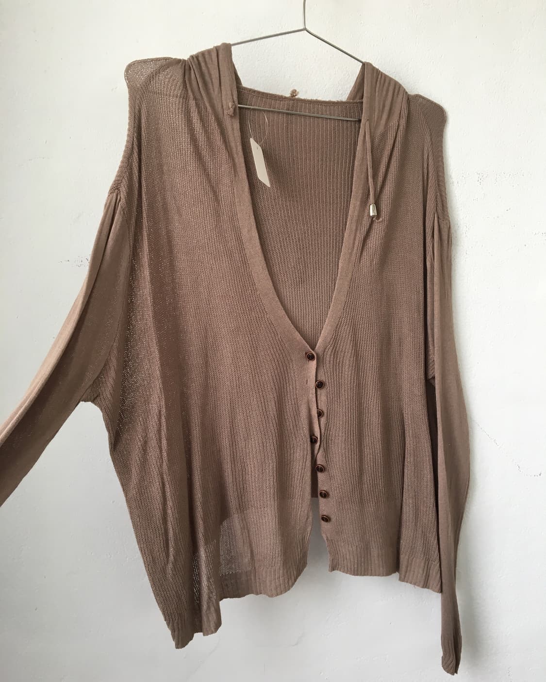 Hood knit cardigan 상품이미지5