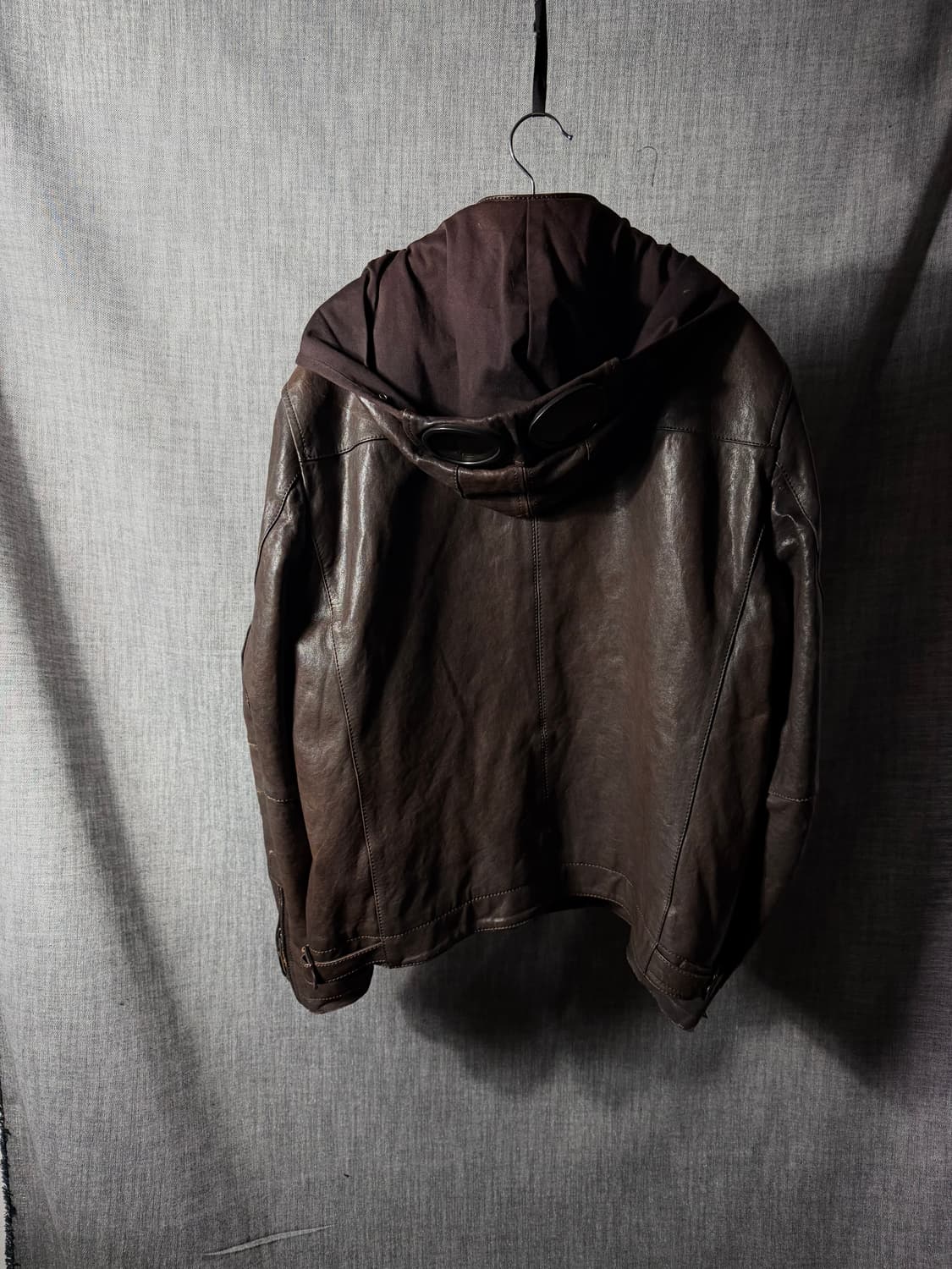 CP컴퍼니 램스킨 고글 레더자켓 상품이미지2