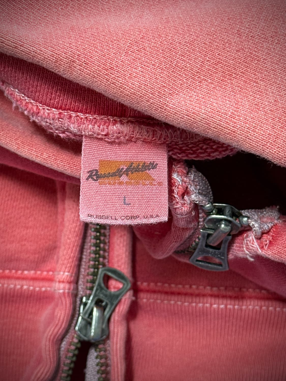 90s Russell Sun Faded 캘리포니아 후드집업 상품이미지10