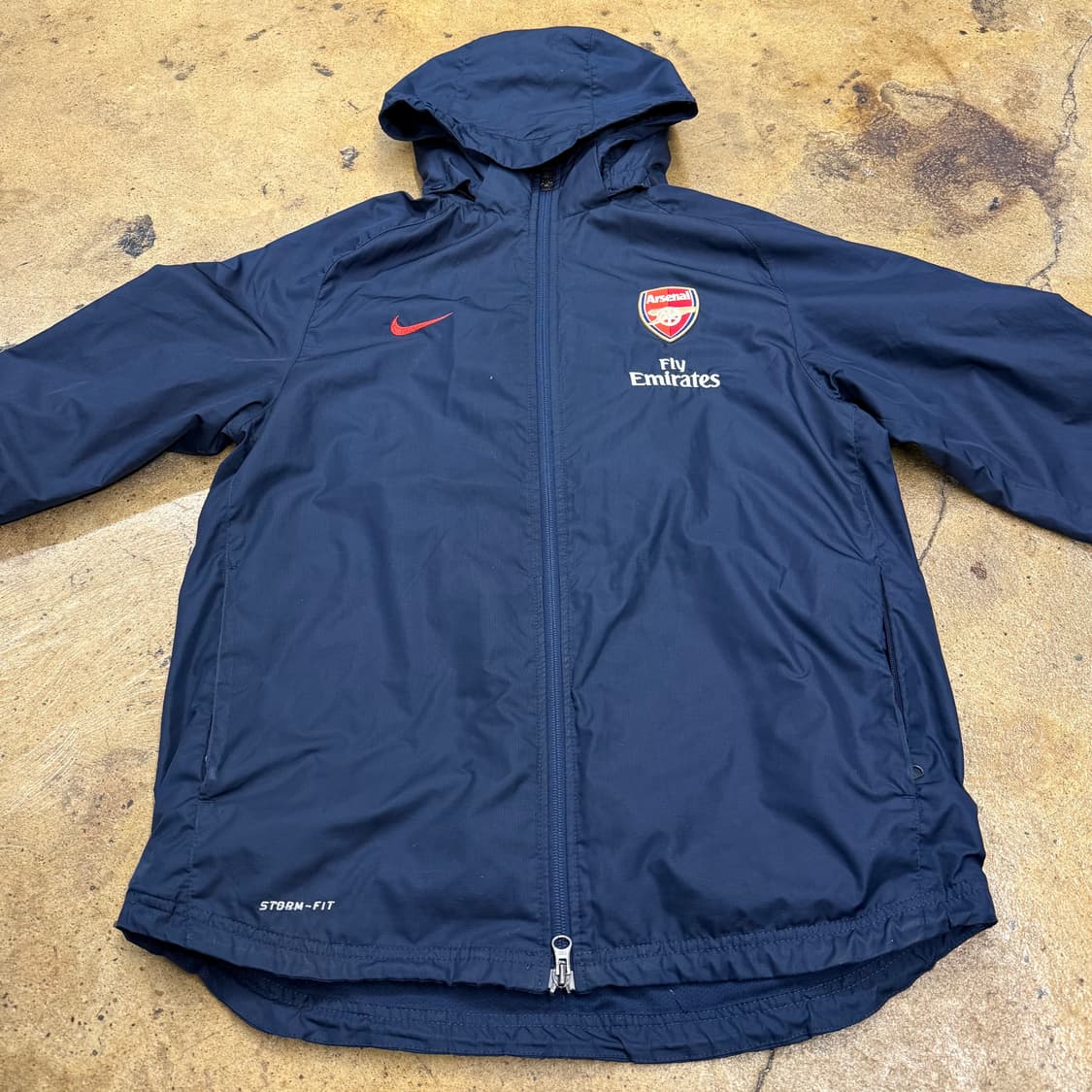 [정품/80,XL] 나이키 스톰핏 아스날 바람막이 b19 상품이미지3