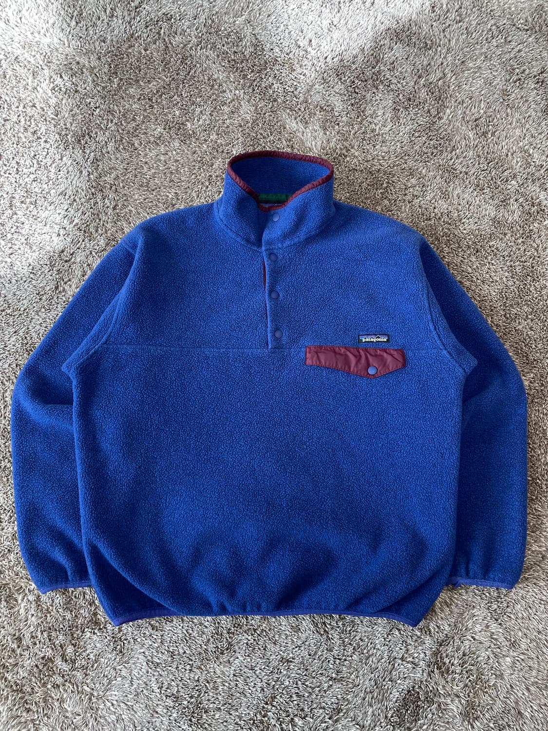 90s Patagonia synchilla 빈티지 신칠라 네이비 상품이미지1