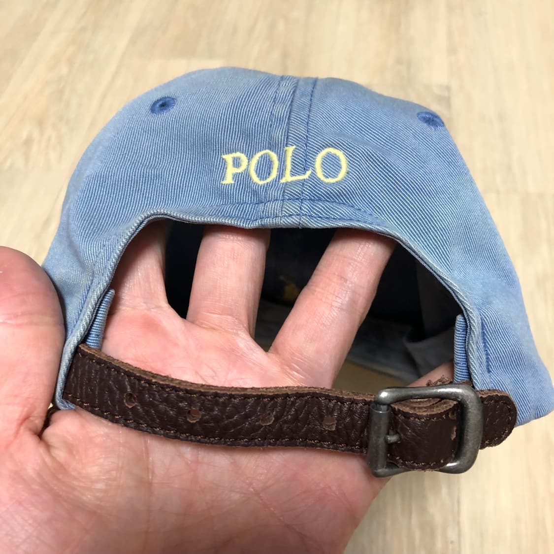 (OS) 폴로 랄프로렌 POLO 페이딩 워시드 블루 볼캡 모자 상품이미지8