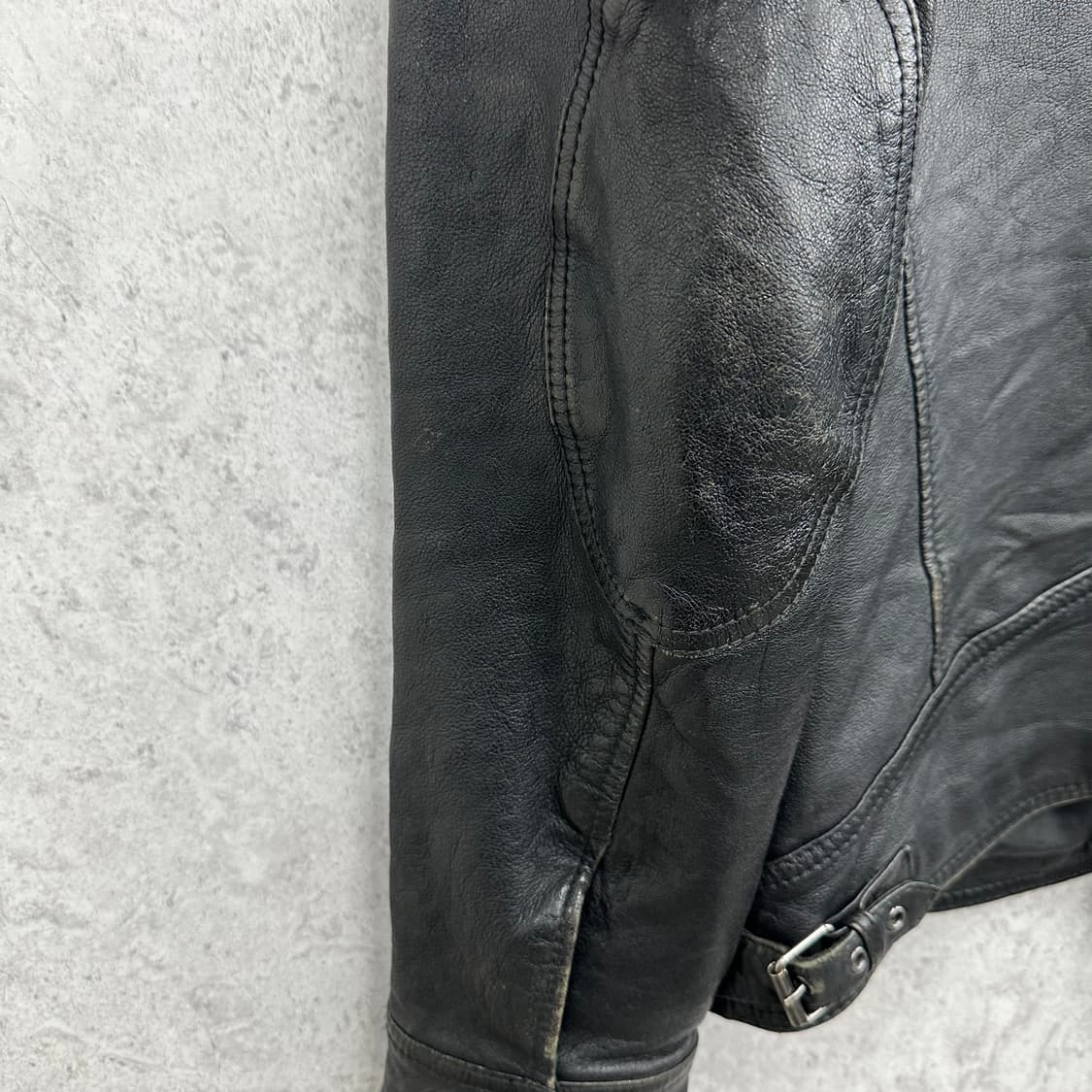 105 자라 클래식 남자 리얼레더 램스킨 양가죽 자켓 상품이미지7