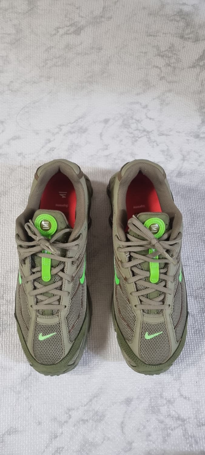 나이키 슈프림 샥스 라이디 2 sp 뉴트럴 올리브 285 상품이미지5