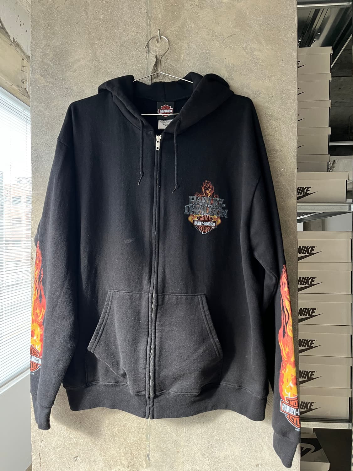 Harley-Davidson 식스 벤즈 플로리다 프린팅 후드집업 상품이미지1