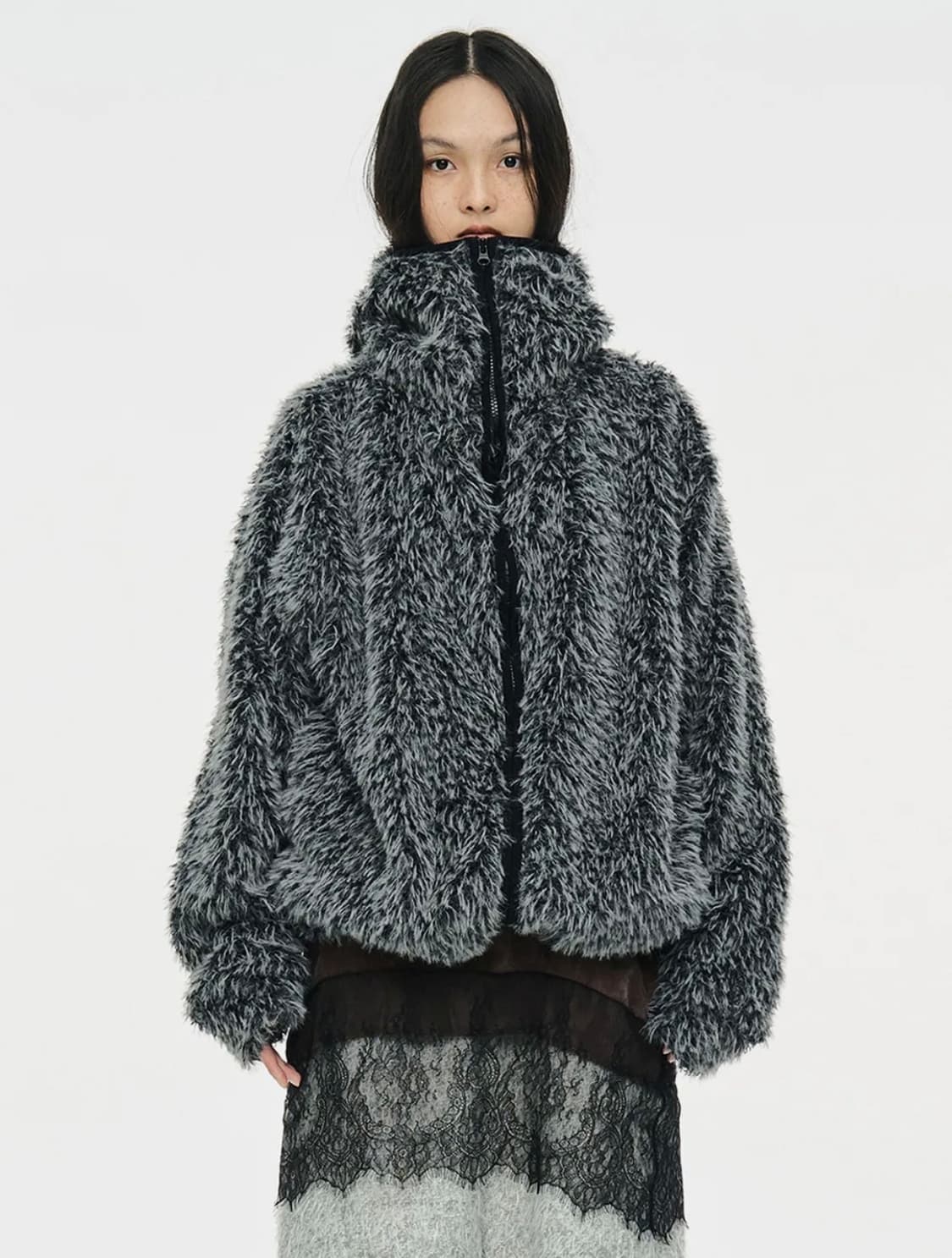 세릭 HAIRY BALACLAVA ZIP UP 바라클라바 집업 상품이미지1