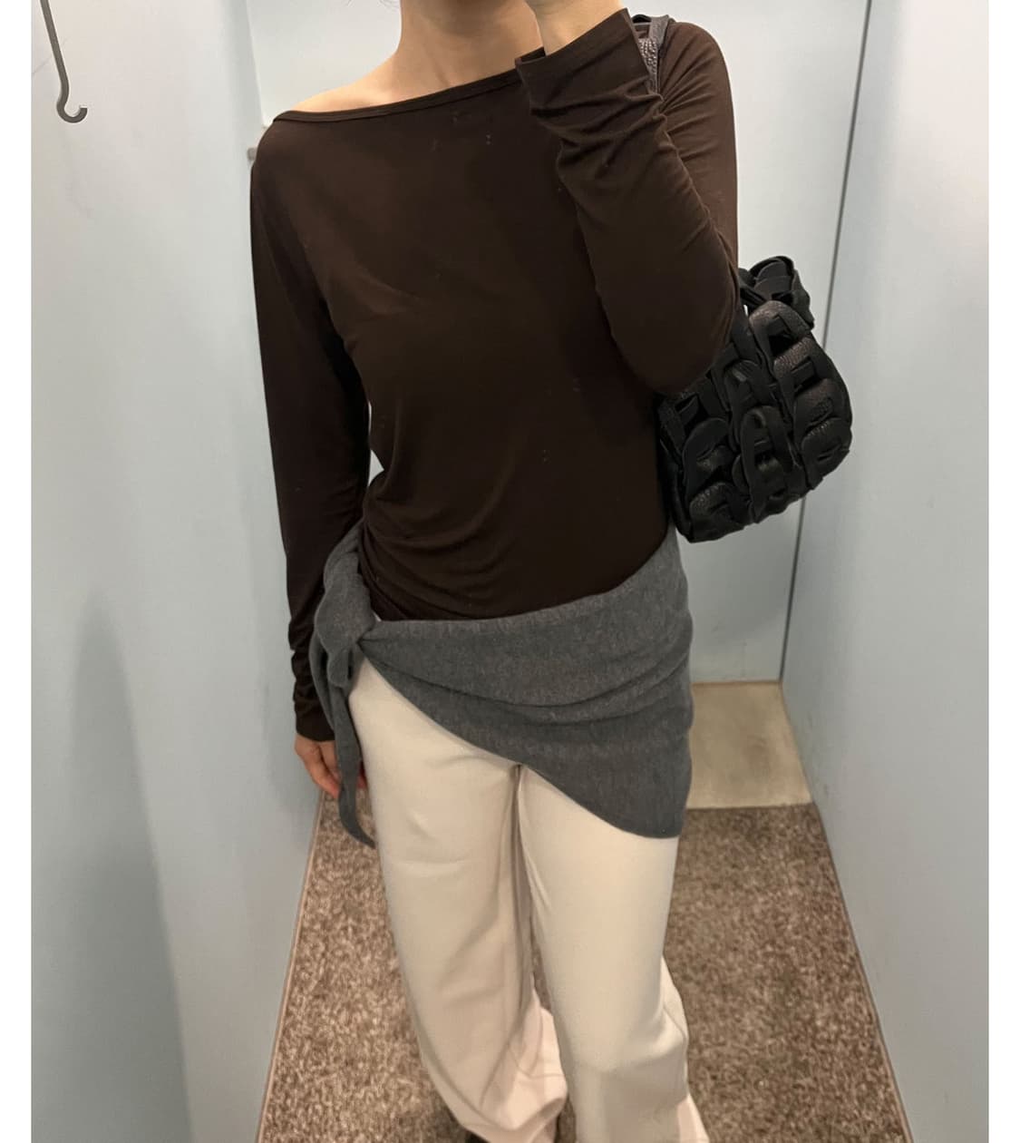 sc103 #L110 Melon Bag, Black 상품이미지2