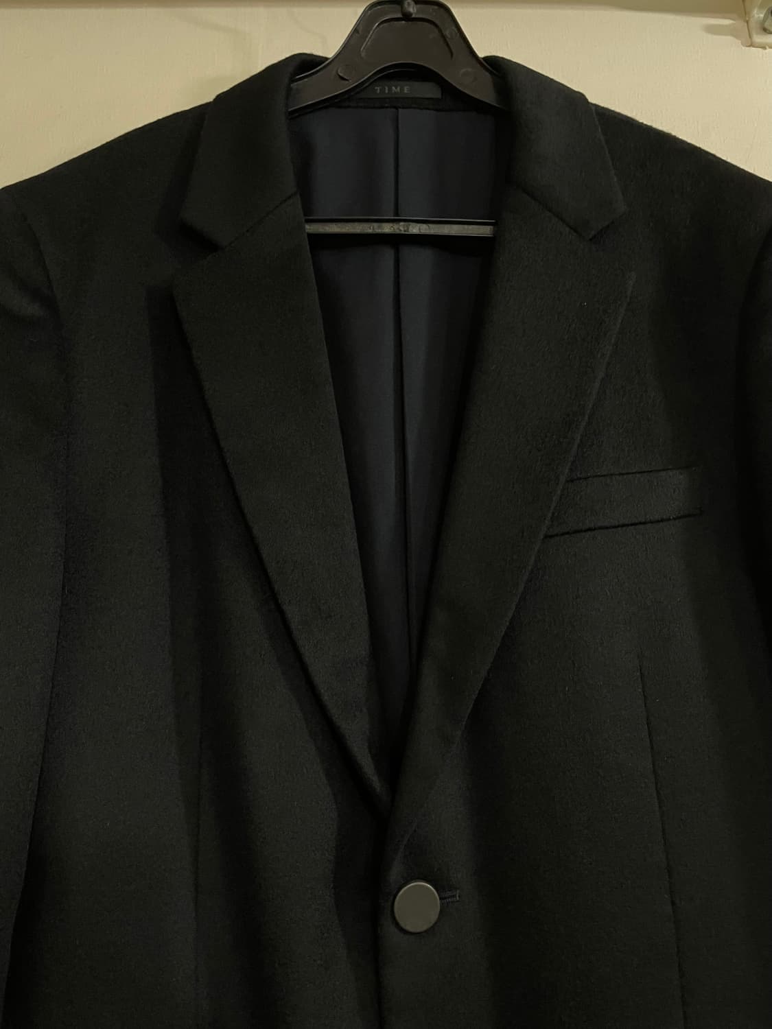 타임 캐시미어100% 블레이져 자켓 블랙 95 상품이미지3