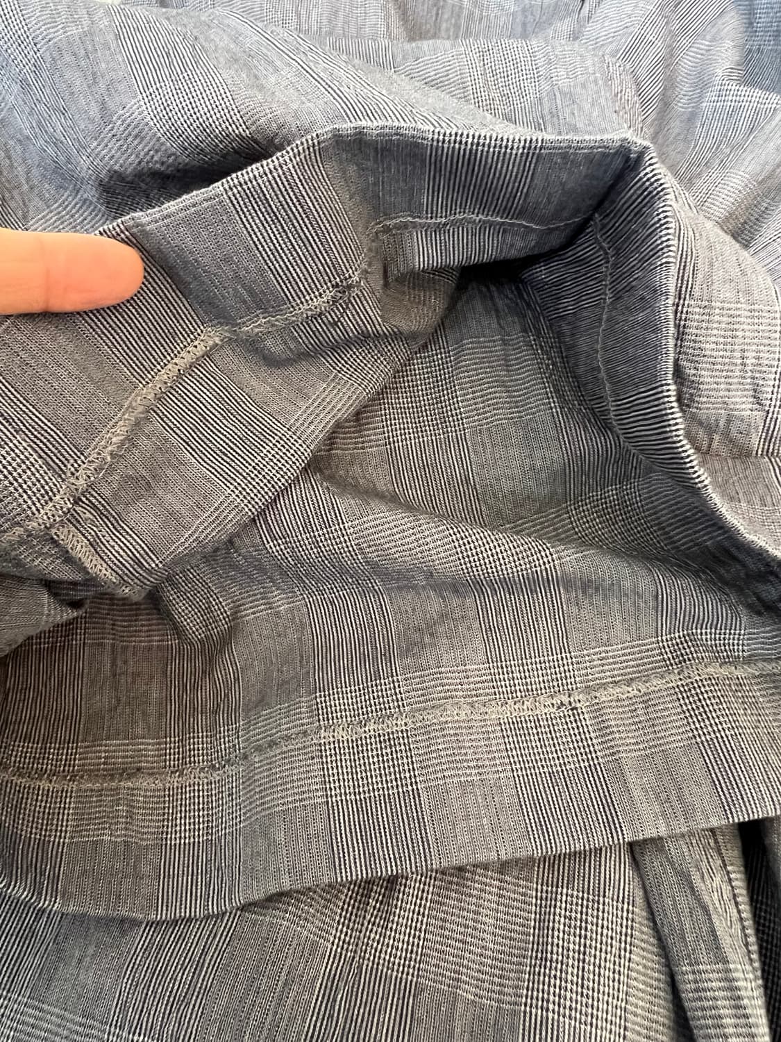 Erika Cavallini 에리카 카발리니 여성 그레이체크 코튼팬츠  상품이미지6