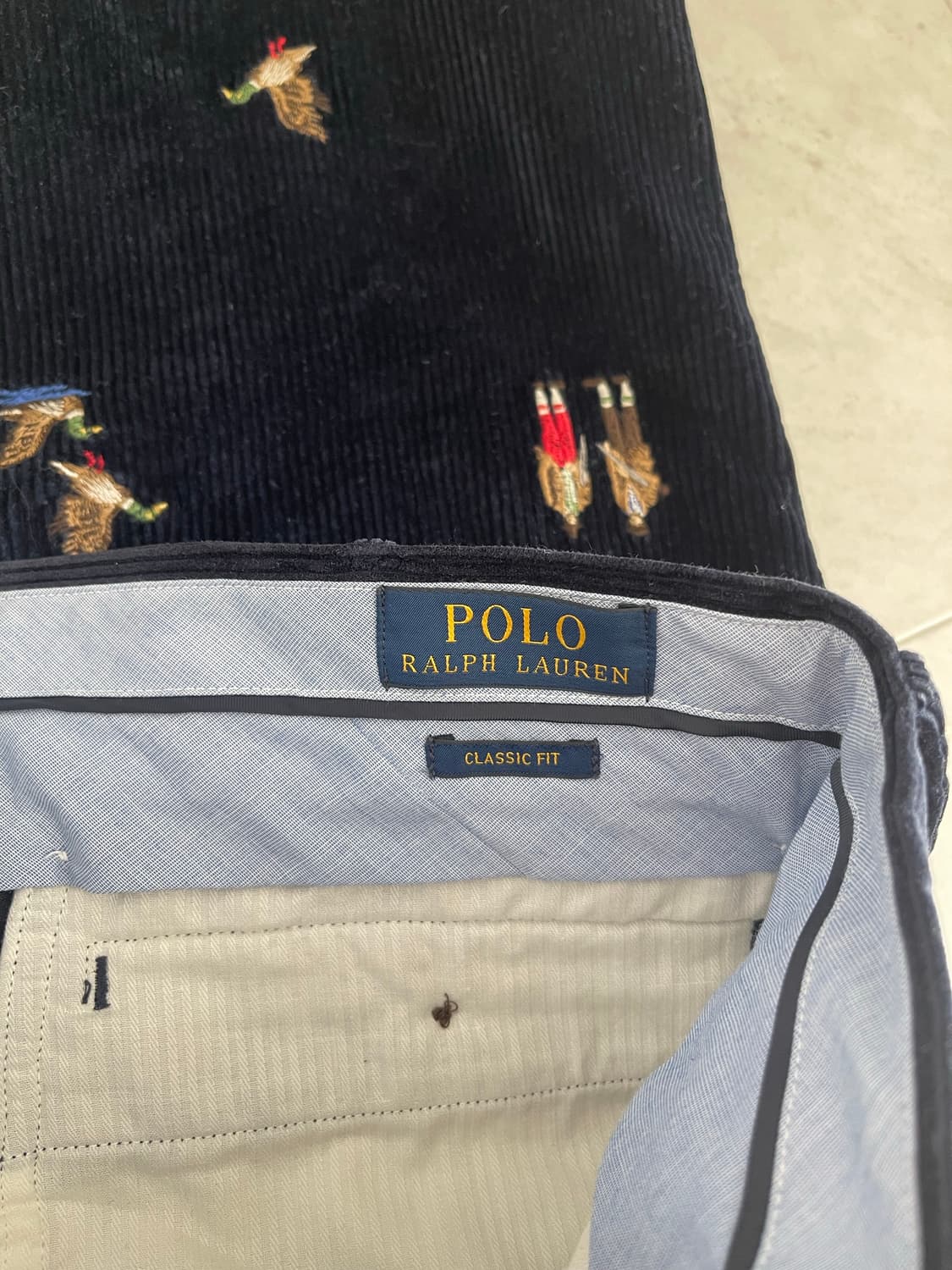 폴로 클래식핏 정품 코듀로이 바지 32 상품이미지8