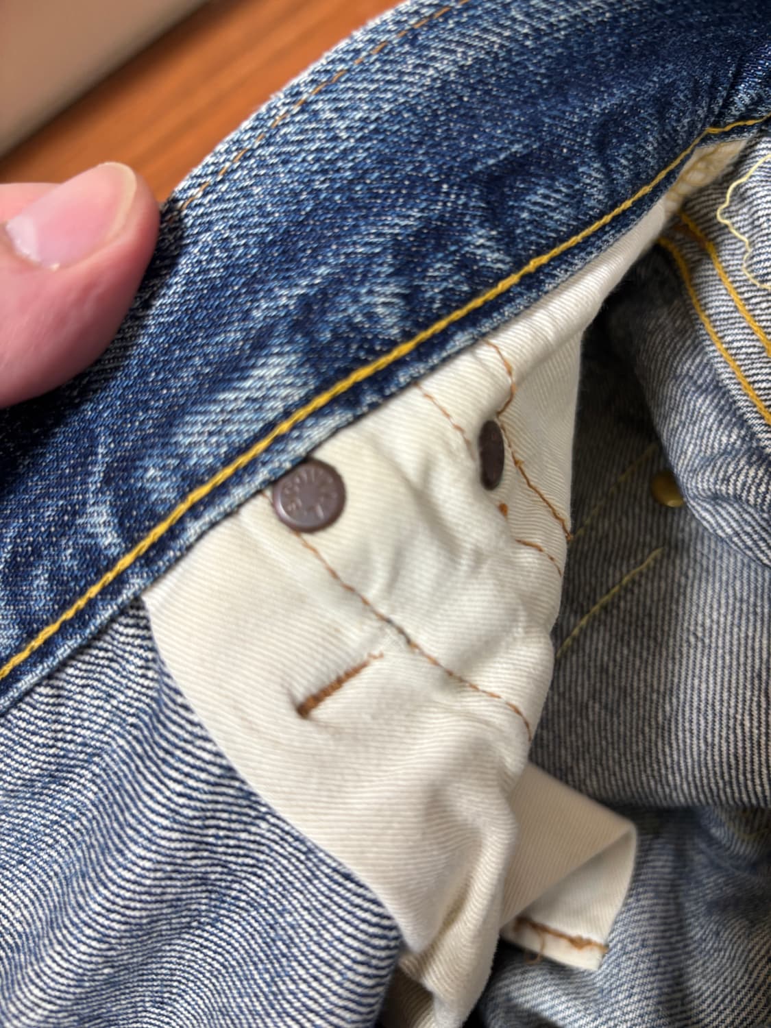 90s evisu 리바이스 복각 셀비지 데님 상품이미지6