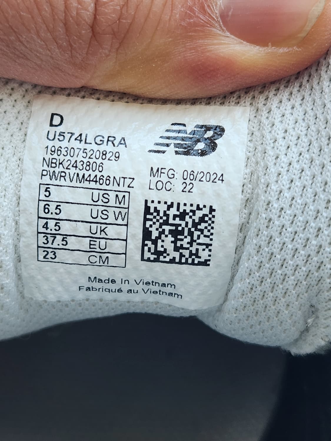 뉴발란스 574 레거시 네이비 블루 (230) 상품이미지9