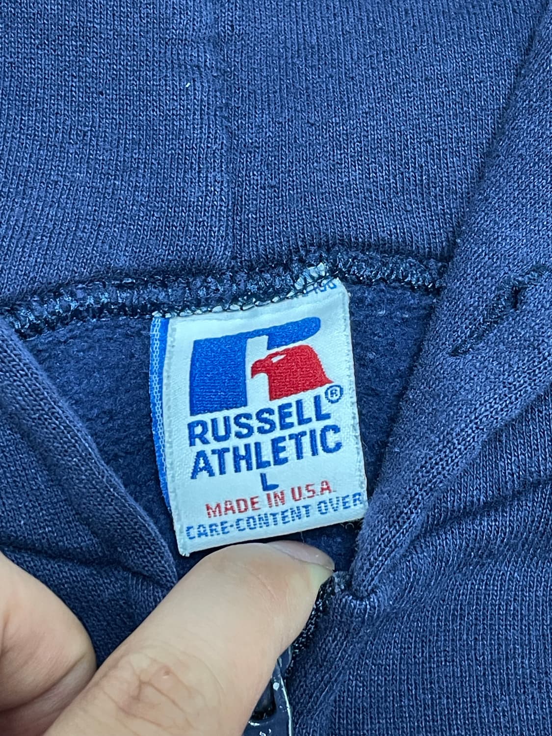 90s russell athletic hoodie zip 러셀 상품이미지3