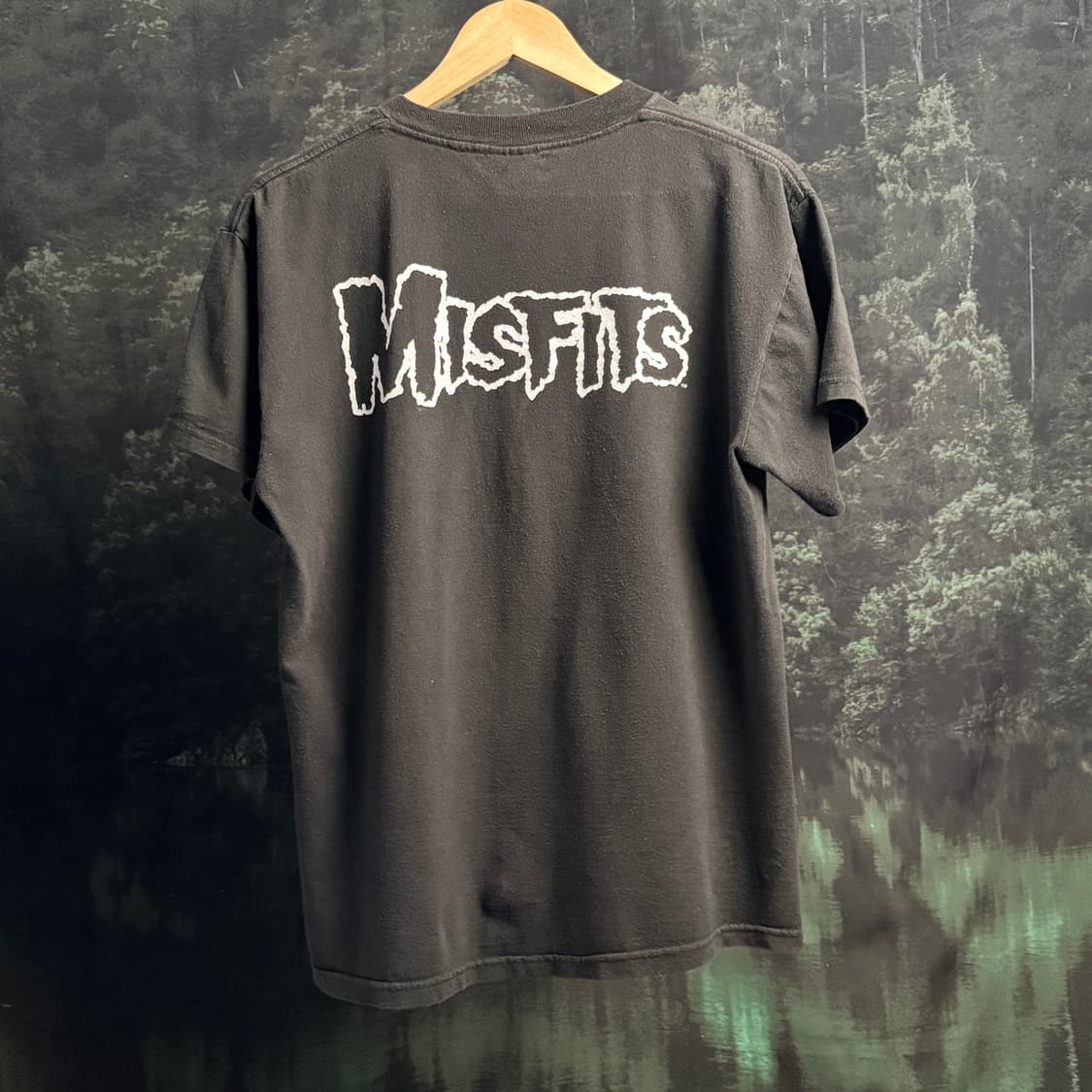 (M) OG 00s Misfits 미스피츠 크림슨 고스트 밴드티 상품이미지2