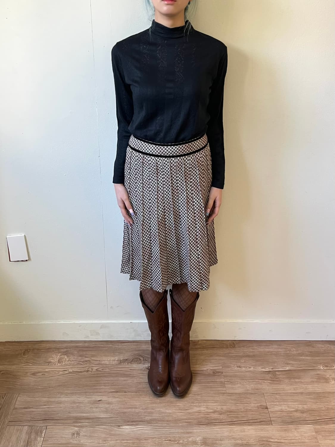 Vingt-trois 트위드 스커트 상품이미지7