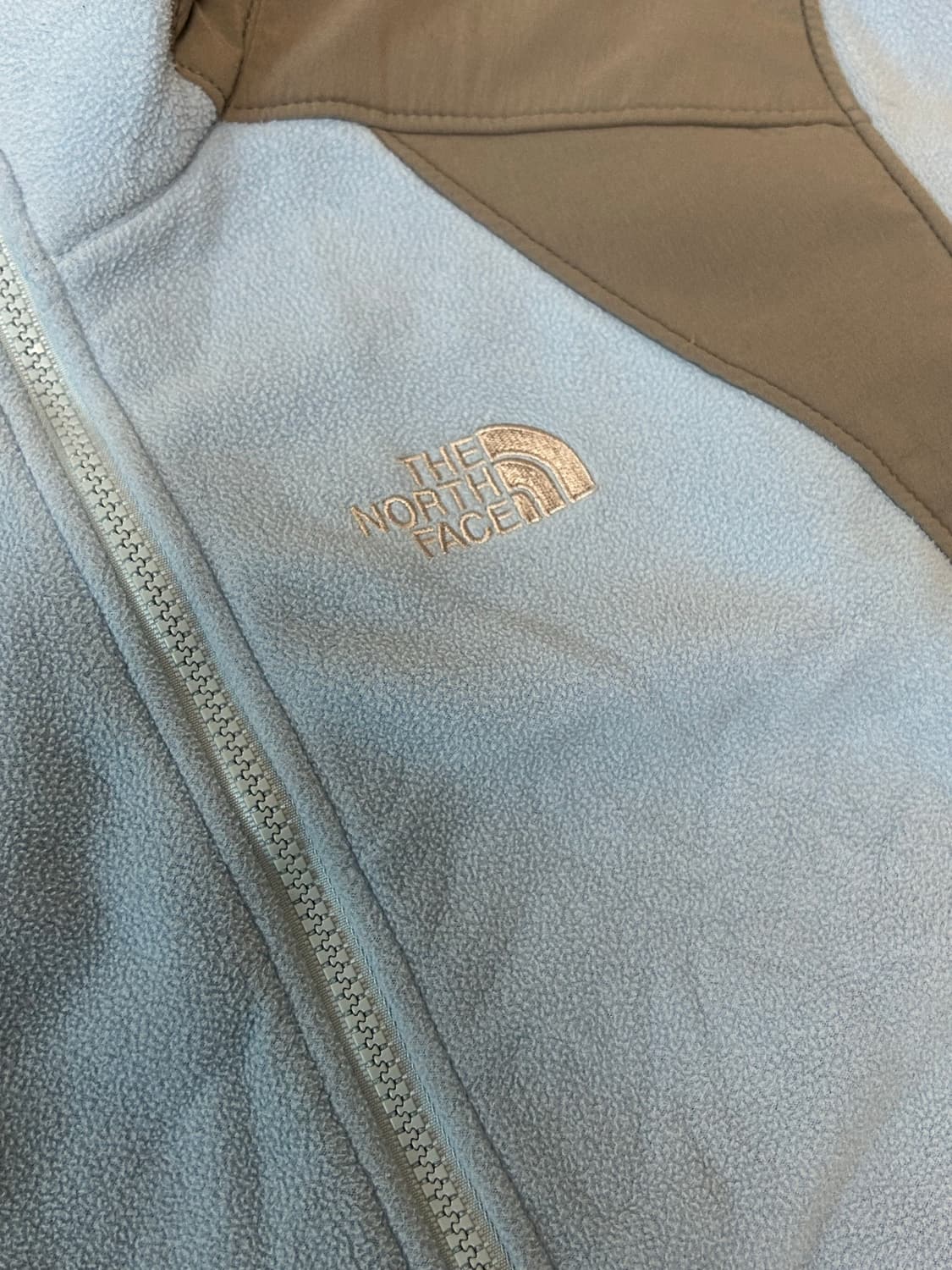 노스페이스 스카이블루 그레이 플리스 자켓 상품이미지5