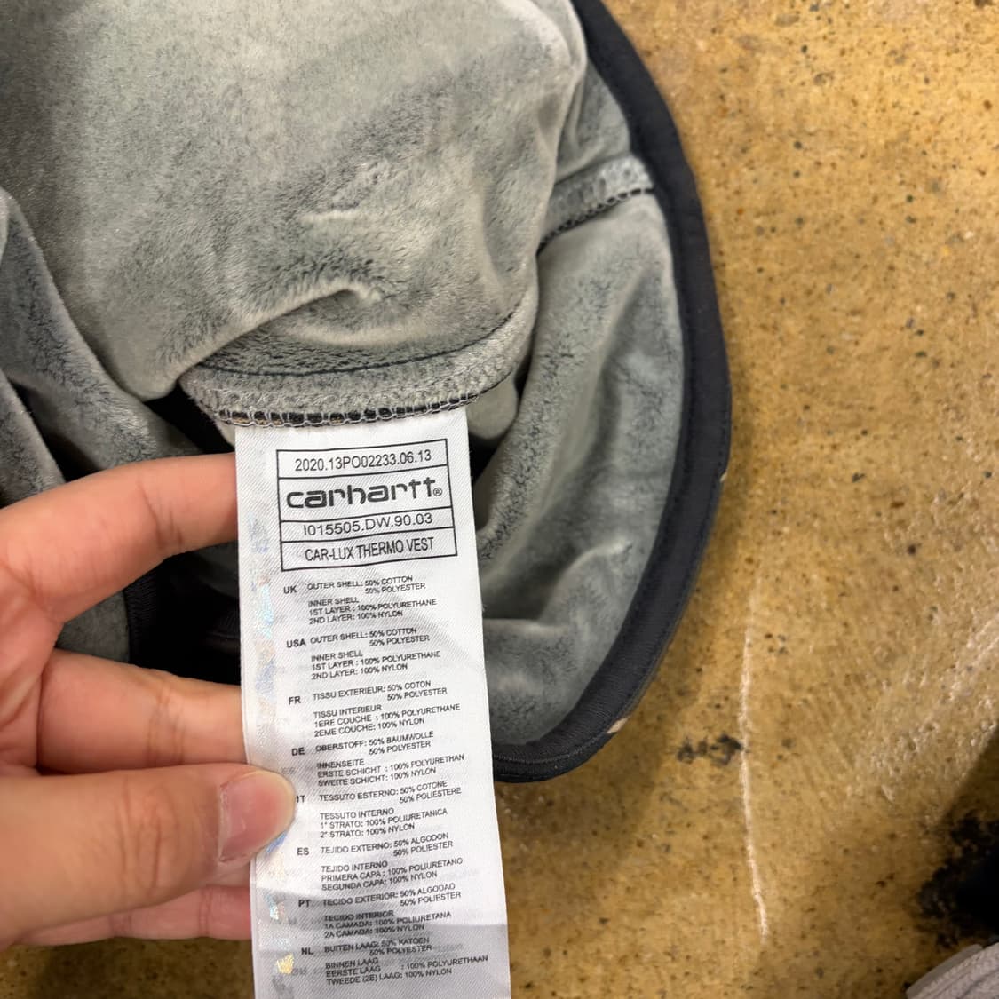 칼하트 카모 밀리터리 조끼  상품이미지5