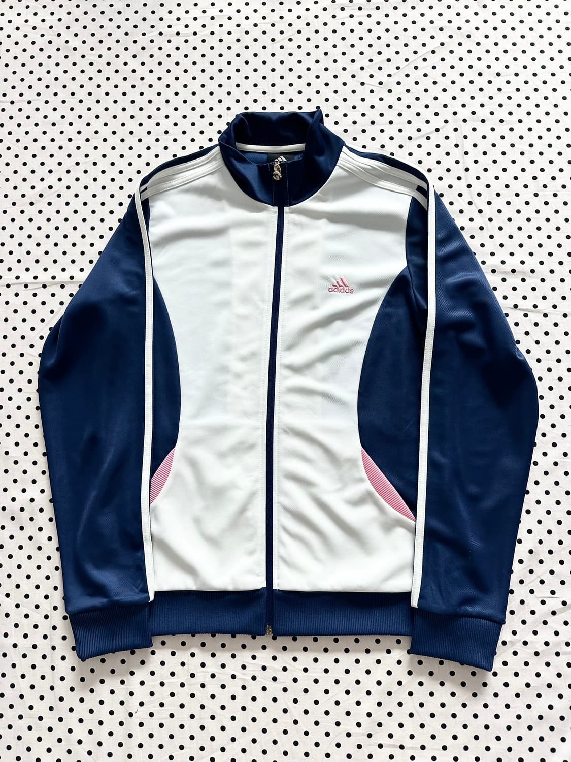 아디다스 트랙탑 져지 네이비핑크 희귀져지 상품이미지2