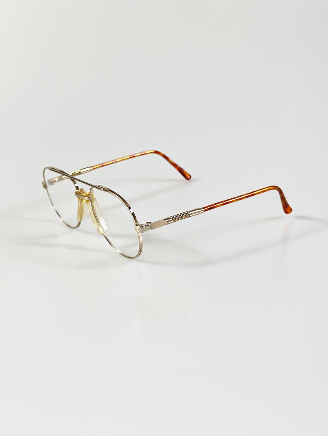 90s PERCEPTION 골드 보잉 프레임 빈티지 안경 상품이미지3