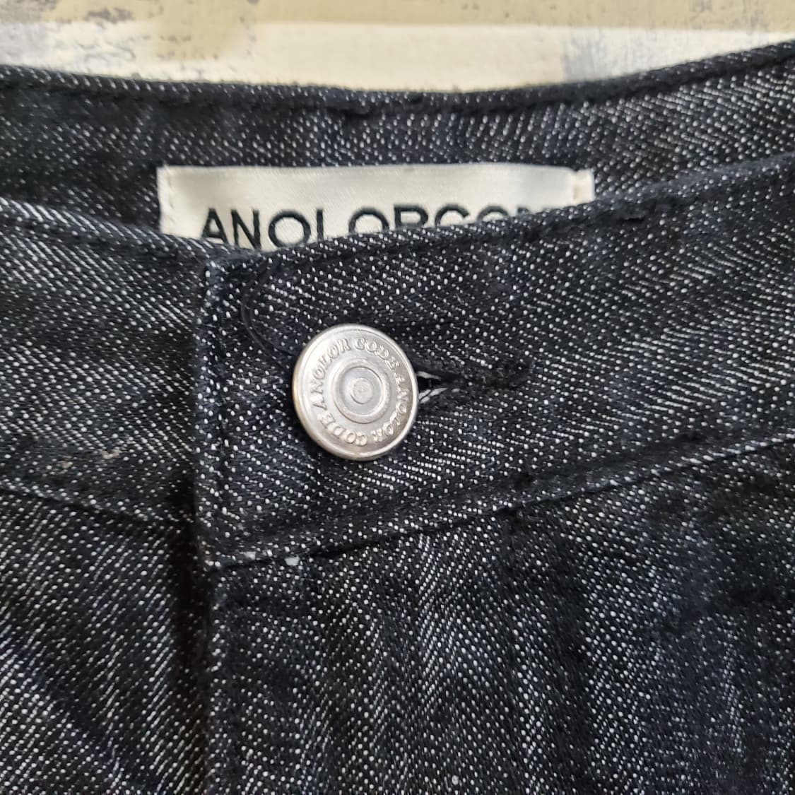 어널드코드 블랙 데님 버뮤다 팬츠  상품이미지3