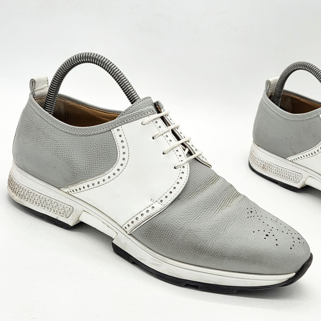 에르메스 윙팁 스니커즈 화이트/그레이 (40) 상품이미지5