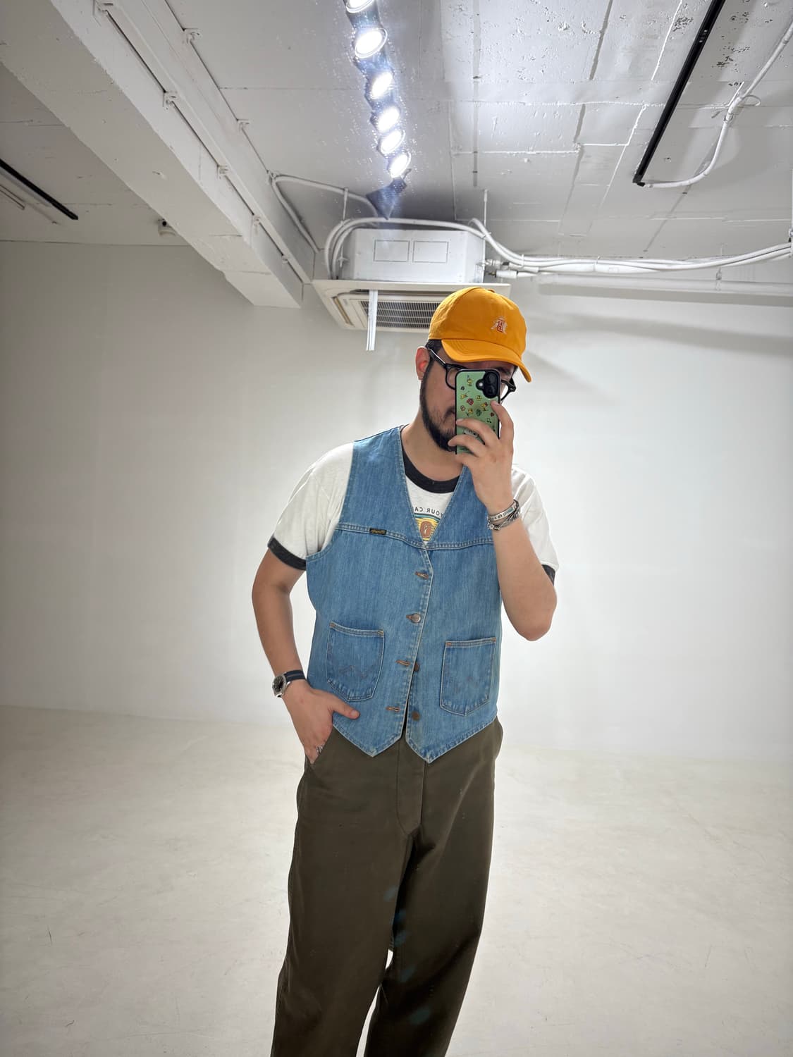 70‘s  vtg Wrangler denim vest  상품이미지10