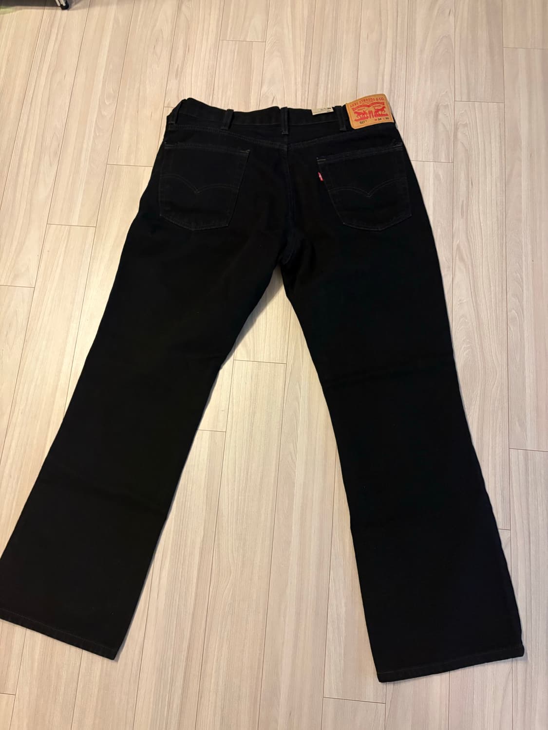 새상품 Levis 리바이스 517 부츠컷 진 블랙 34x30 상품이미지1