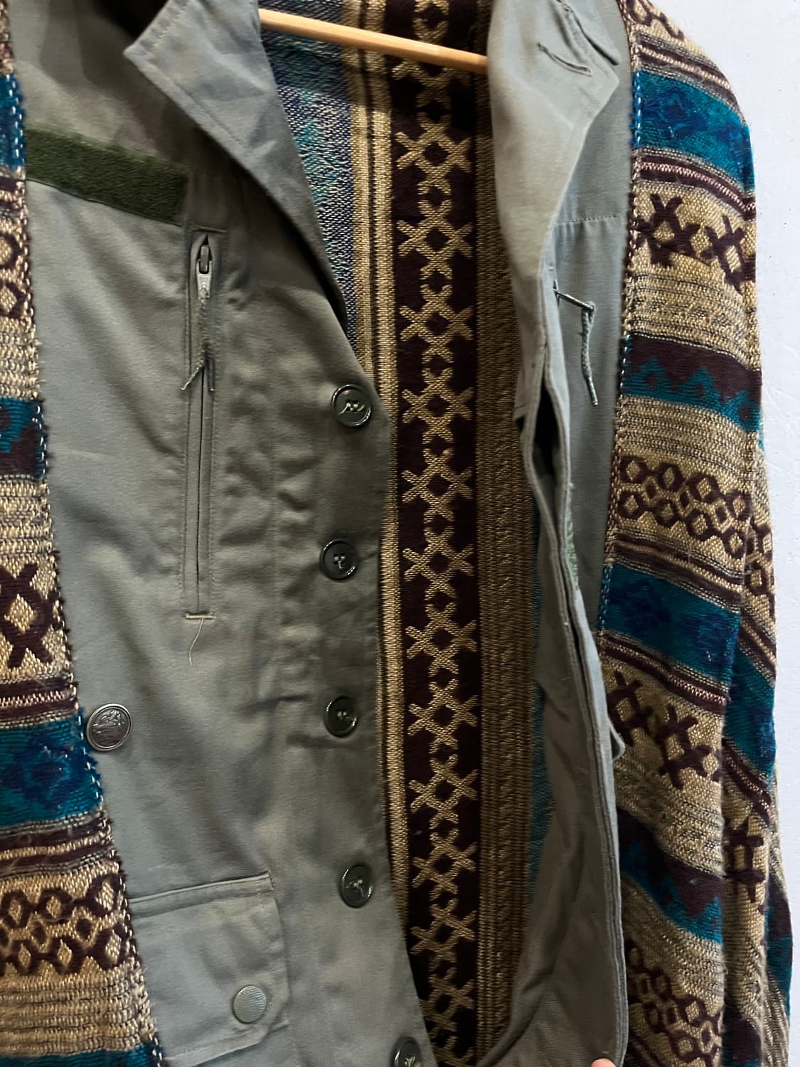 romar quee 밀리터리 에스닉 케이프 Made in JAPAN  상품이미지3