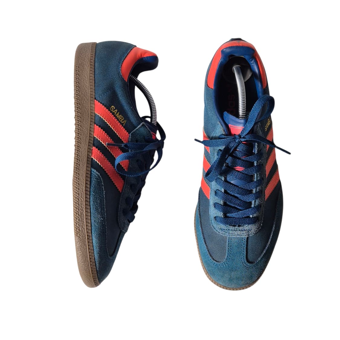 260) 13s adidas 아디다스 삼바 트라이벌 블루 레드 상품이미지6