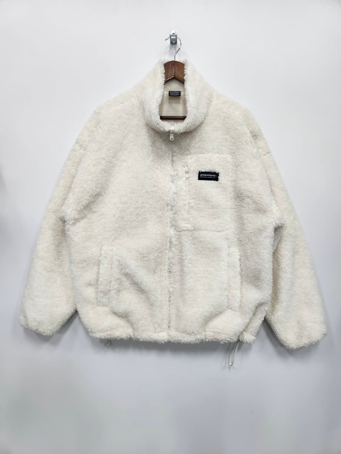 그루브 라임 아이보리 플리스  상품이미지1