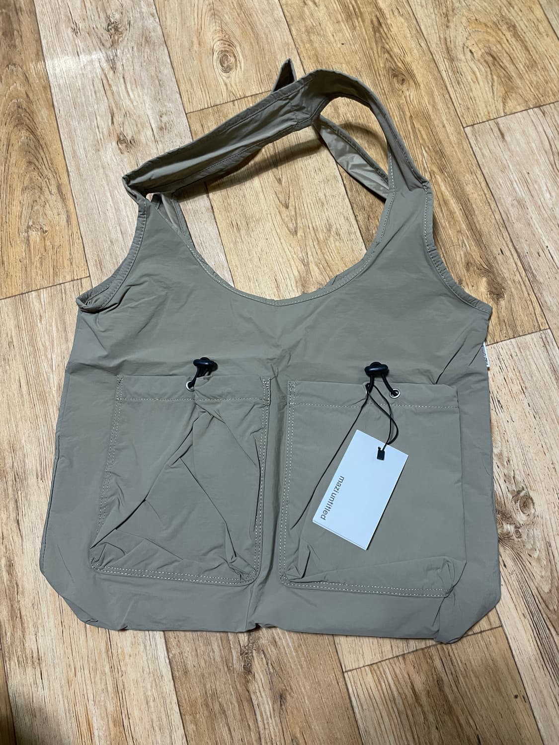 마지언타이틀 보어백(베이지) 상품이미지2