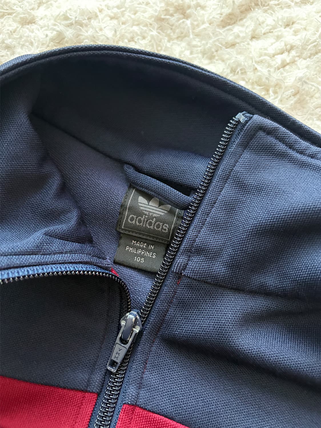 아디다스 베켄바우어 83-C 버건디 네이비 트랙탑 져지 상품이미지5