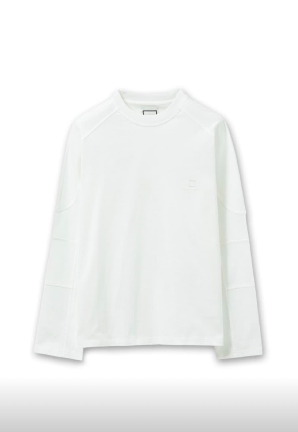 정품 우영미 숄더 컷 롱슬리브 티셔츠 화이트 - 25SS 새제품 상품이미지1