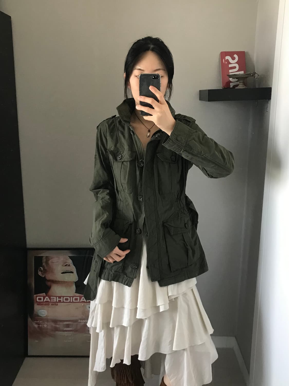 아베크롬비 카키 야상 자켓 상품이미지4