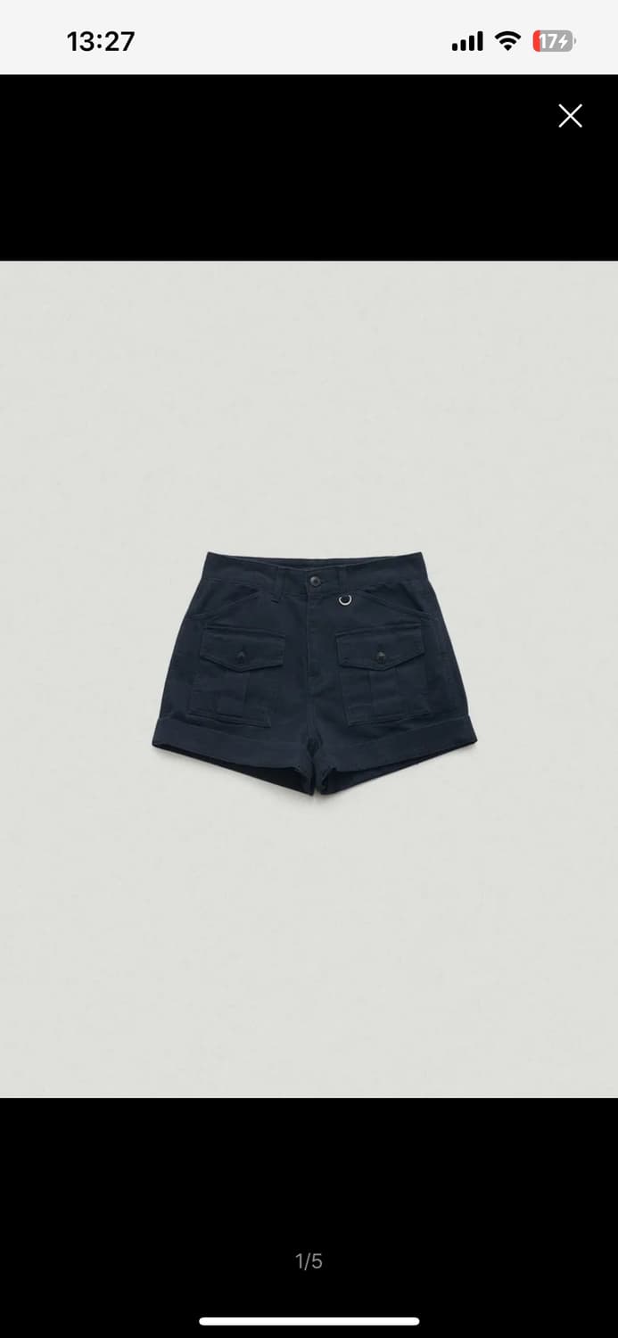 더바넷 Taren Cotton Shorts_Navy 반바지S 상품이미지1