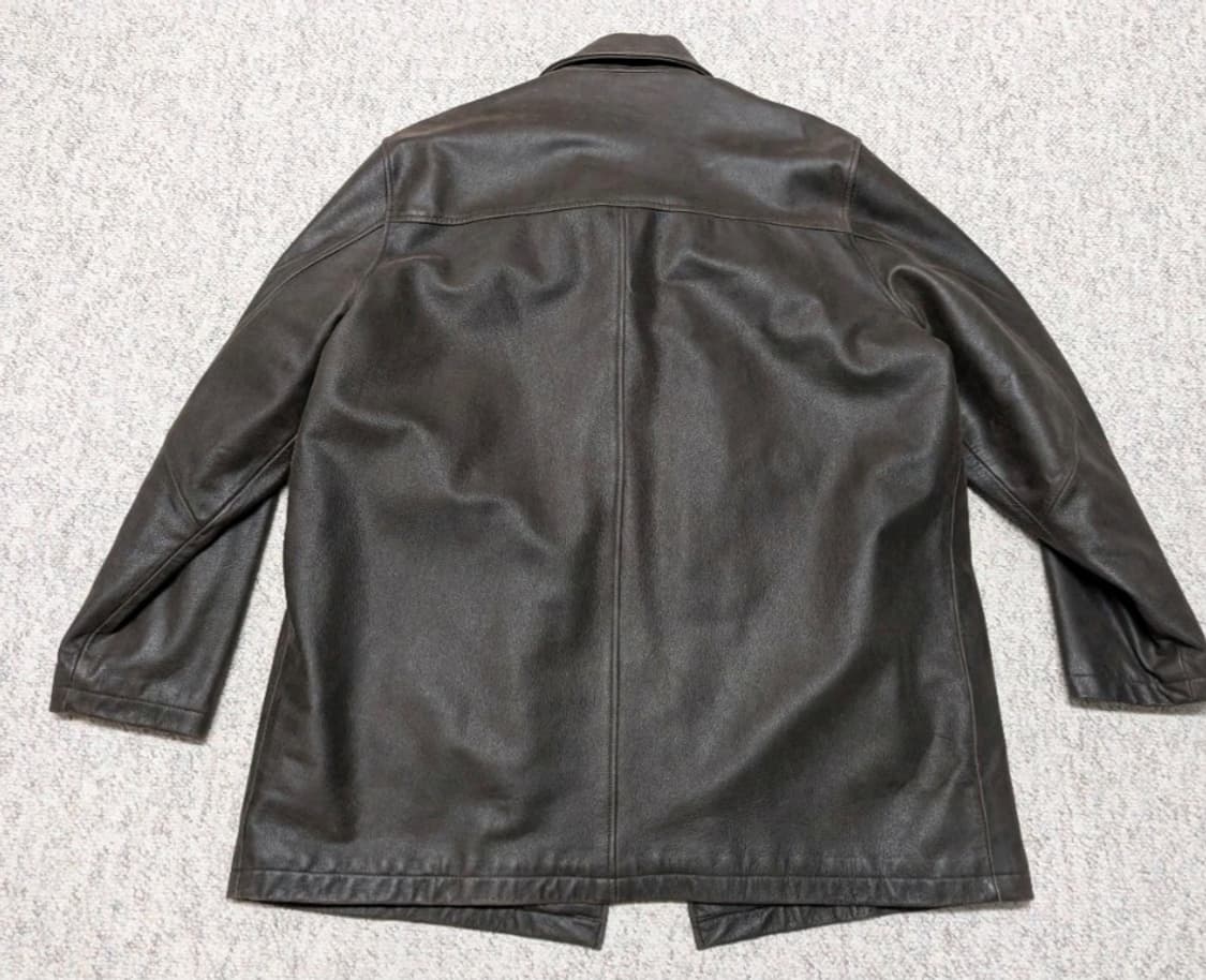 에디바우어90 브라운가죽자켓 상품이미지2