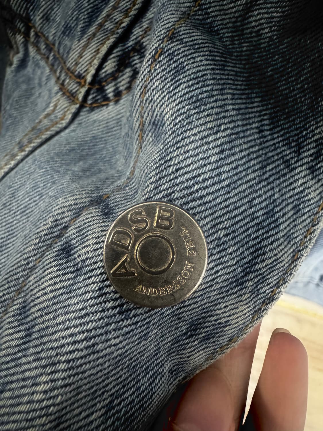 앤더슨벨 데님 자켓 (라이트블루) 상품이미지3