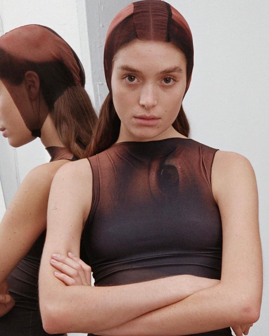 clan eye sleeveless top (s) 상품이미지2